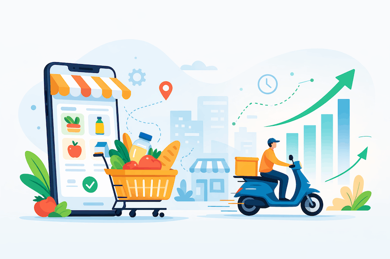 Grow Your Grocery Sales with Smart Grocery Delivery Management Software in India